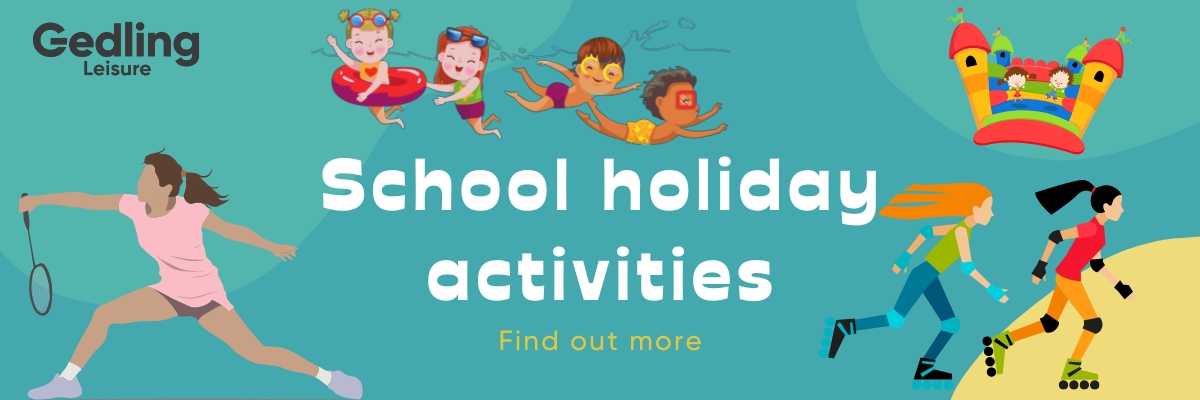 School holiday activities webpage